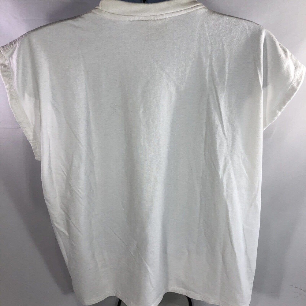 Vintage Jamaica Sleeveless T Shirt Womens Huming Bird Embroidered 90s XXXL 3XL - Picture 6 of 11